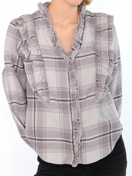 Hovedbilde Hést Beatrice Blouse Grey ...