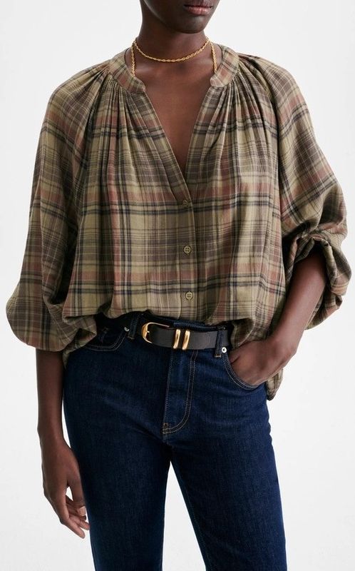 Vanessa Bruno Edme Blouse Kaki