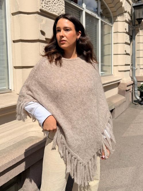 Hovedbilde Rêve Caroline Poncho Sand