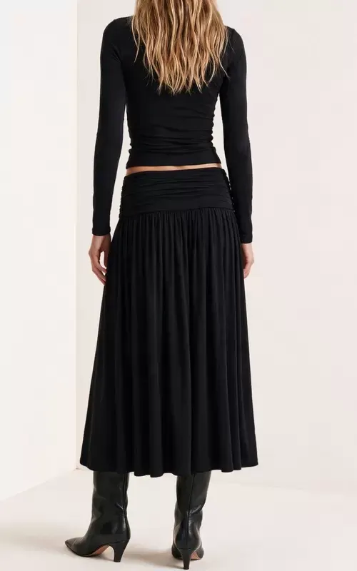 By TiMo Jersey Skirt Black