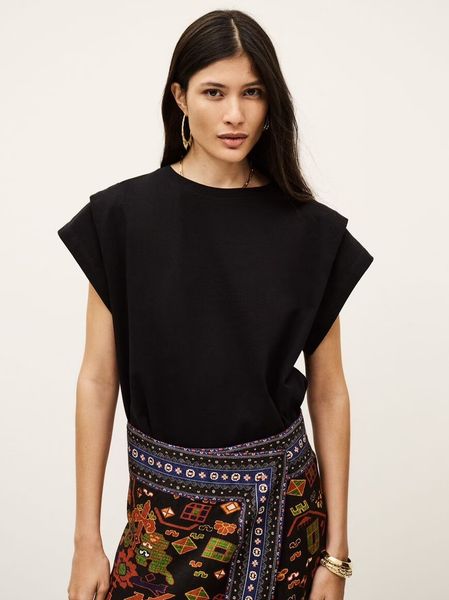 Hovedbilde ba&sh Pio T-Shirt Black