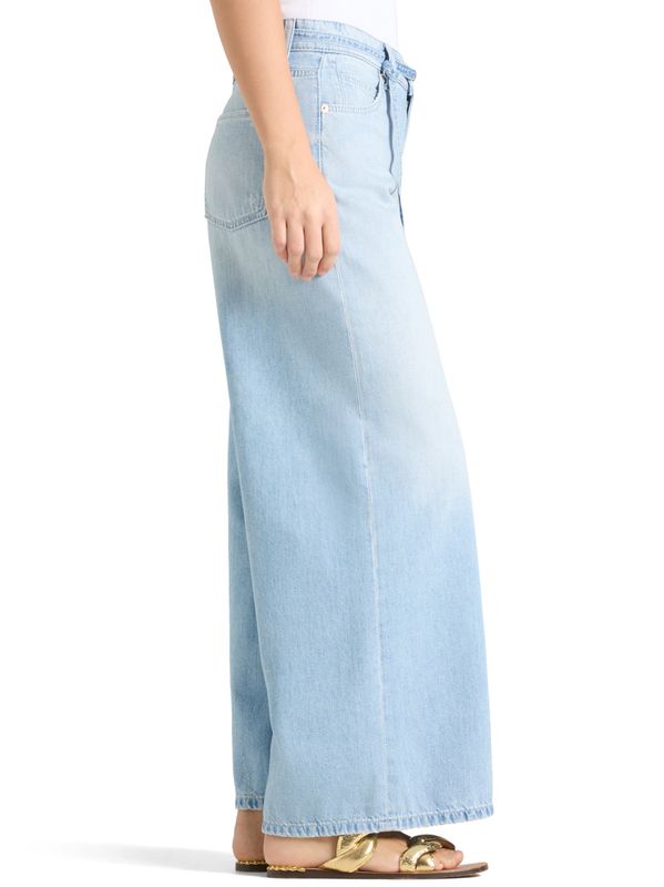 Cambio Palazzo Cropped Blue Mirage