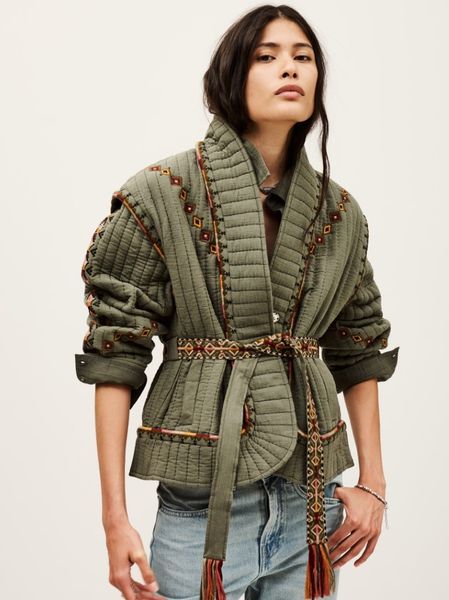 Hovedbilde ba&sh Cocoon Jacket Green